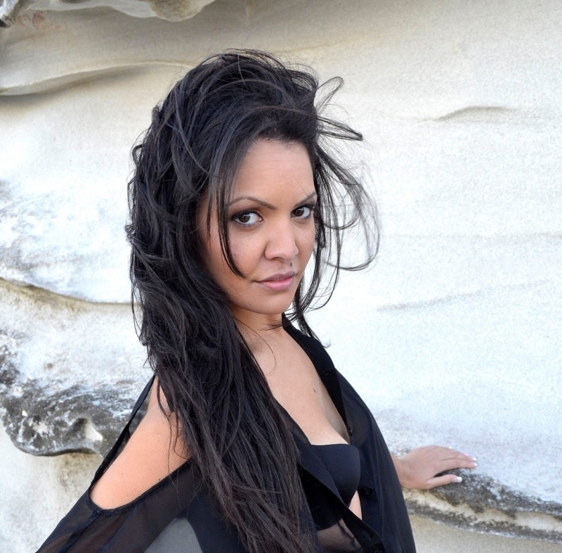 Female model photo shoot of Parissa Crystal in Tamarama Beach // N.S.W