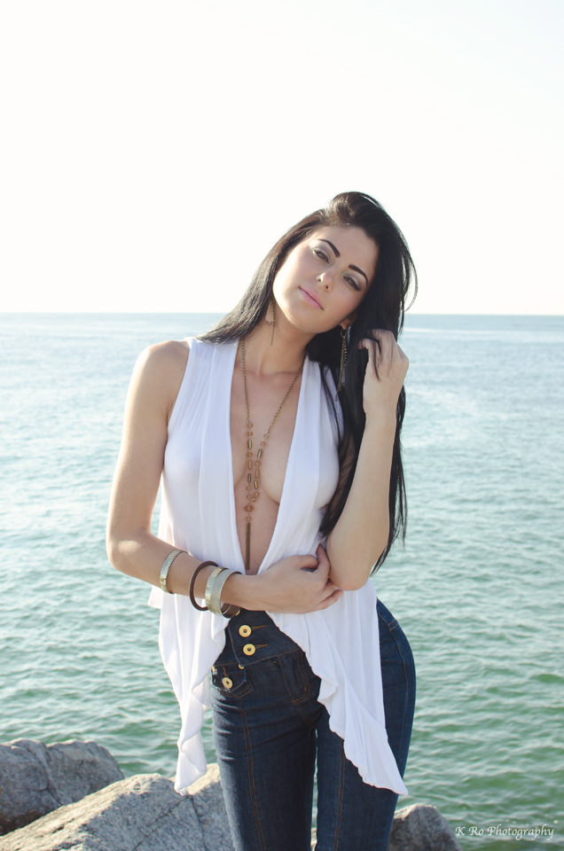 Female model photo shoot of Kathy Rosario in Ft. Lauderdale beach