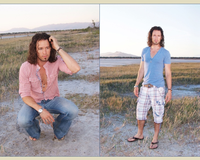 Male model photo shoot of Jehiah in Great Salt Lake, Utah