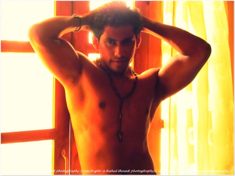 Male model photo shoot of Abhishek Parab in Goa
