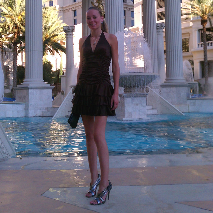 Female model photo shoot of Danielle A Perry in Caesars Palace - Las Vegas