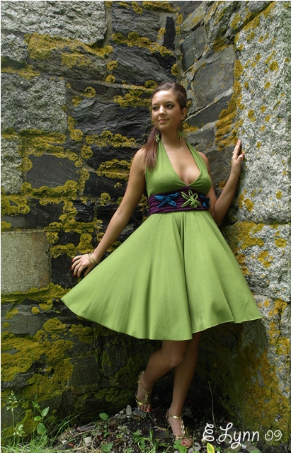 Female model photo shoot of Erika Lynn in Fort Williams- Cape Elizabeth, ME