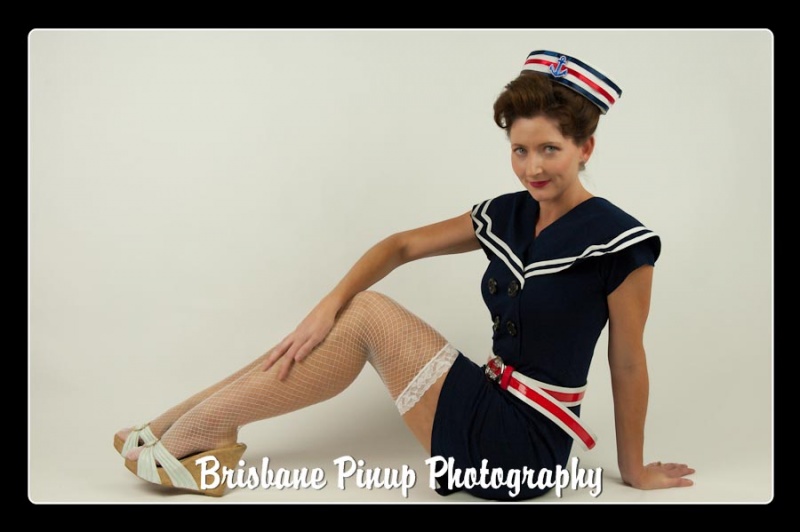 Female model photo shoot of Brisbane Pinups in Brisbane