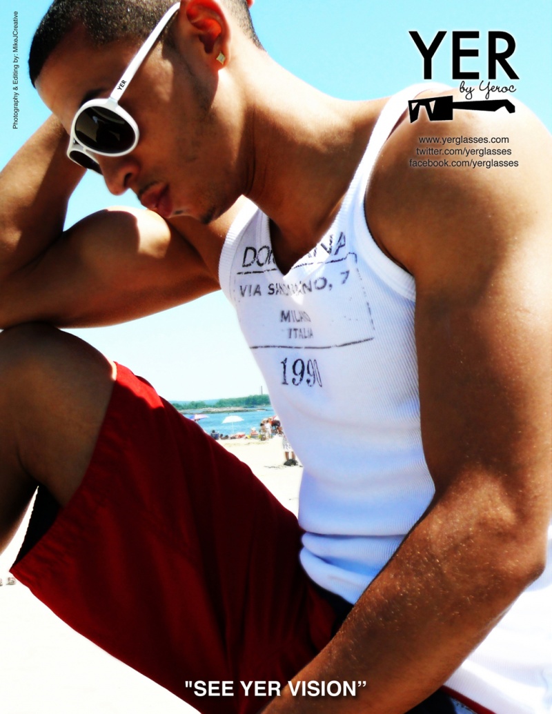 Male model photo shoot of Don Maico in Orchard Beach, Bronx, NY