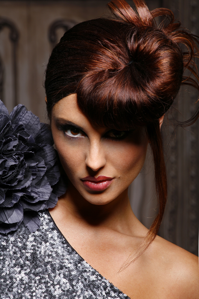 Female model photo shoot of       Melissa Jean by AndreBelmont, hair styled by SalonMaksim