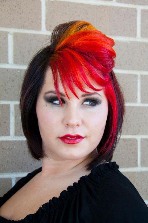 Female model photo shoot of Jjraeld in Rocklin ca. Urban Hair Lounge