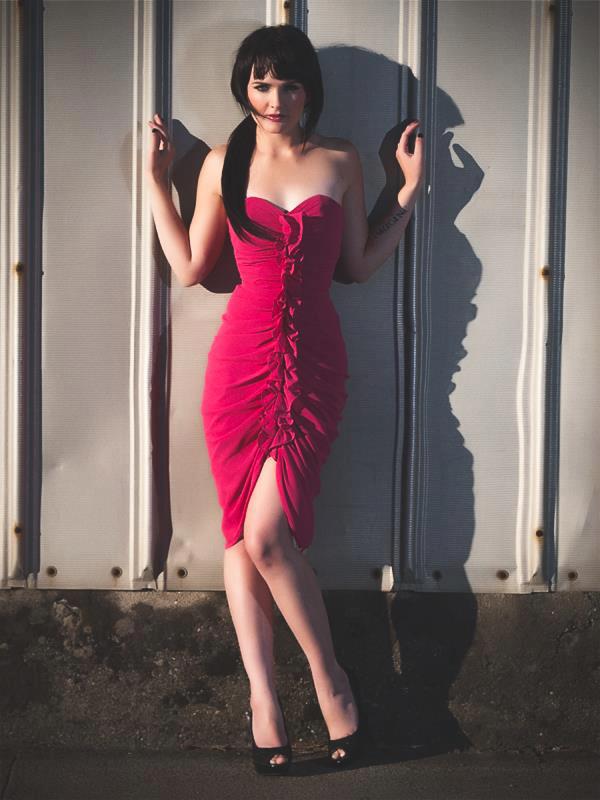 Female model photo shoot of Ashlyn Rene by Allan Muhlach Photo, makeup by pearl cabalan
