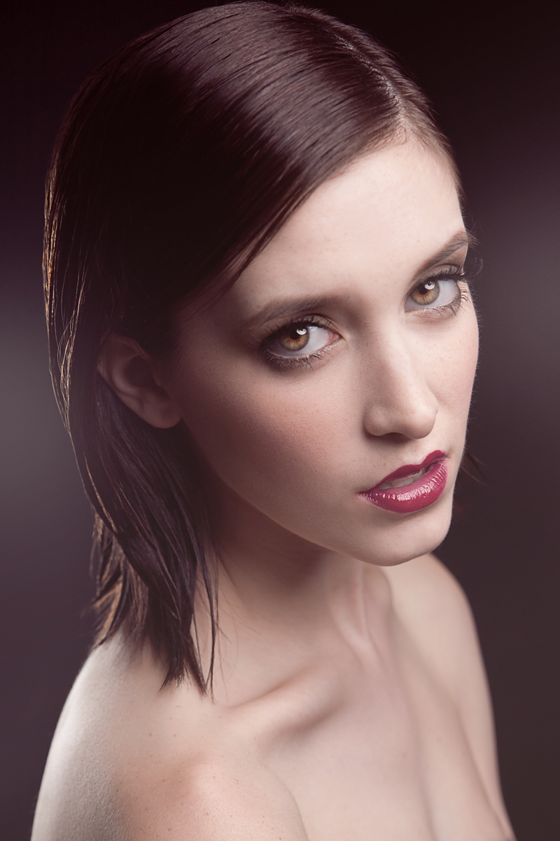 Female model photo shoot of Jenni Davis Makeup by Solstice Photo
