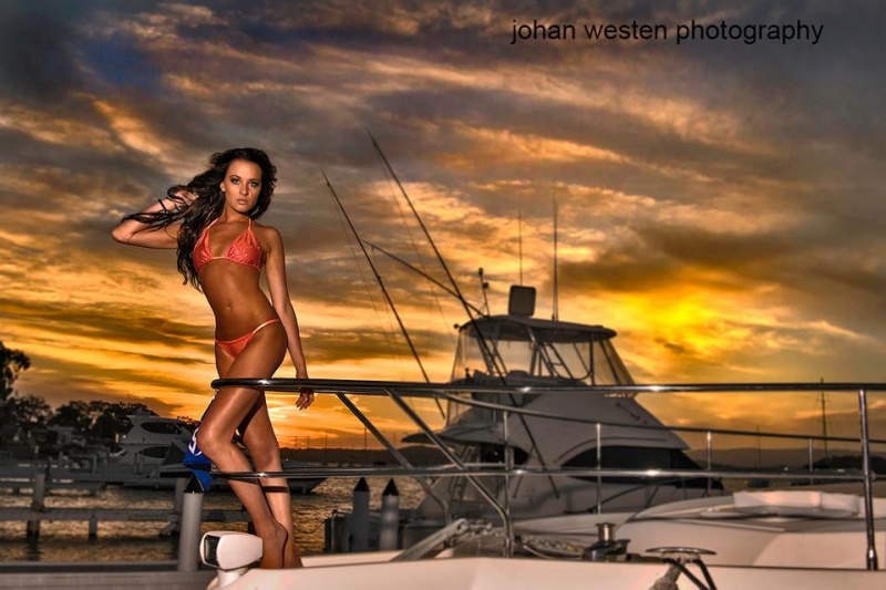 Female model photo shoot of Georgia Fisher in Riviera Boat Valentine