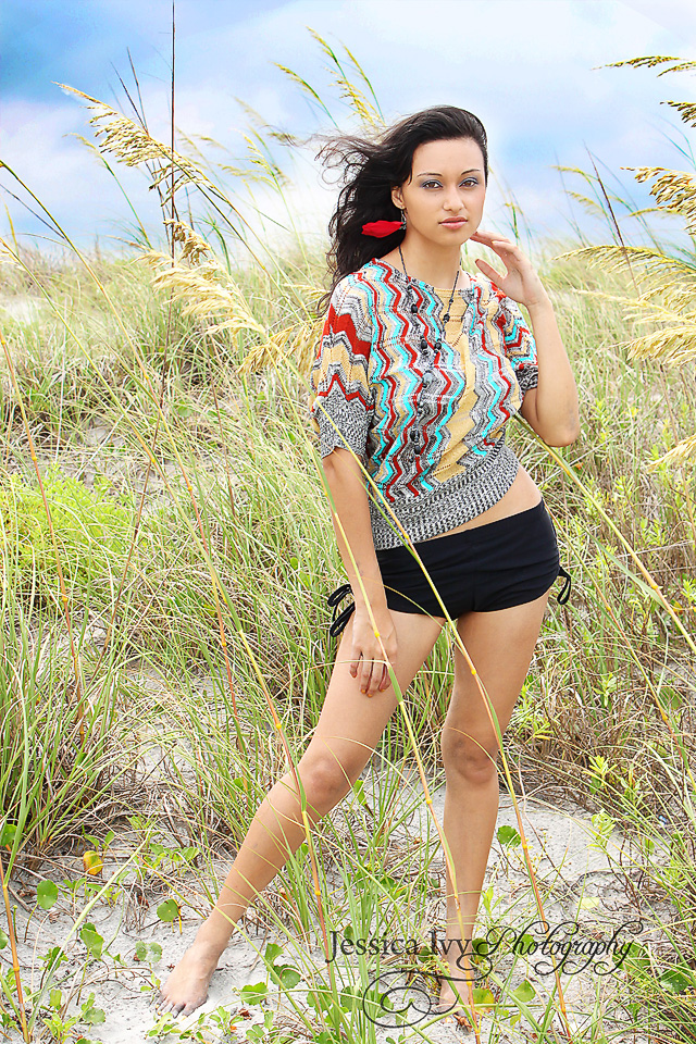 Female model photo shoot of Jessica Ivy Photography and Kendy Tabora in Little Talbot Island