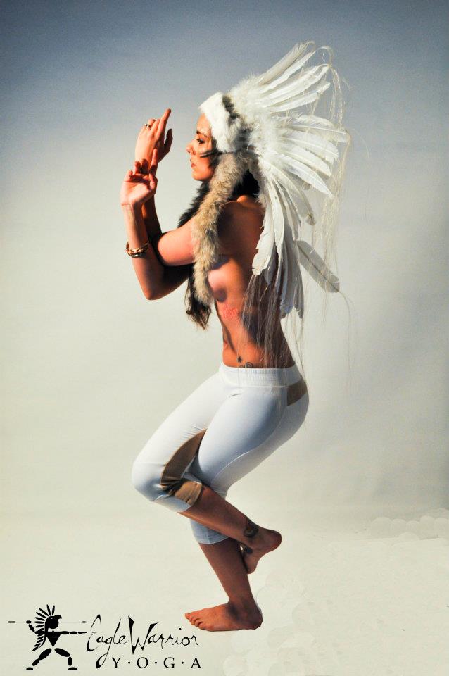 Male model photo shoot of Eagle Warrior Yoga