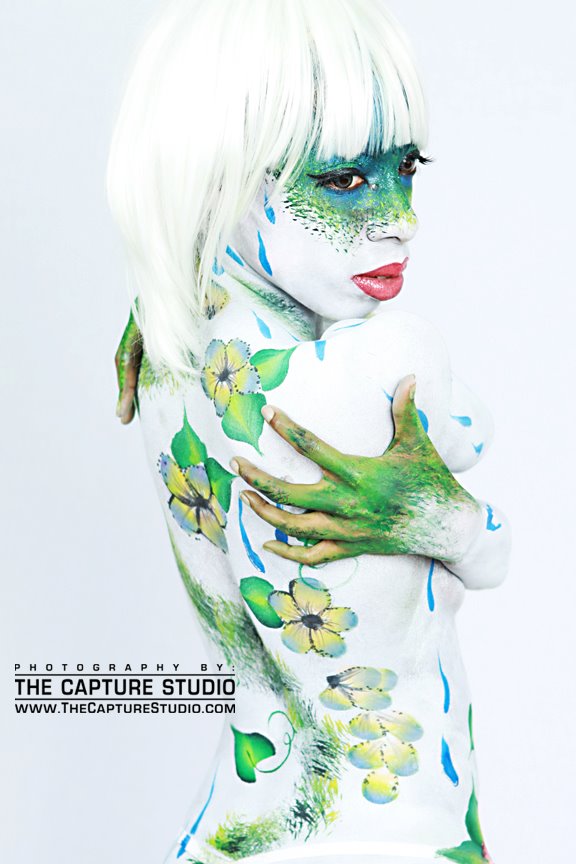Female model photo shoot of Art by Teressa King by Capture Studio LLC