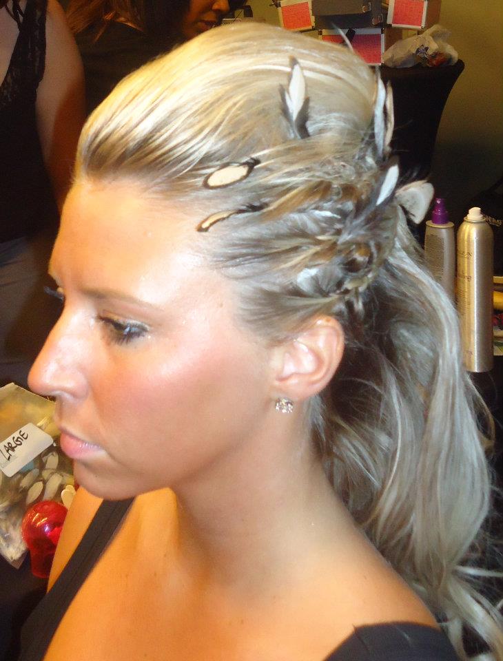 Female model photo shoot of tiffany lynne hair 