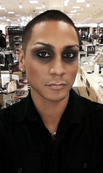 Male model photo shoot of David De La Rosa in Los Angeles, CA, makeup by David De La Rosa