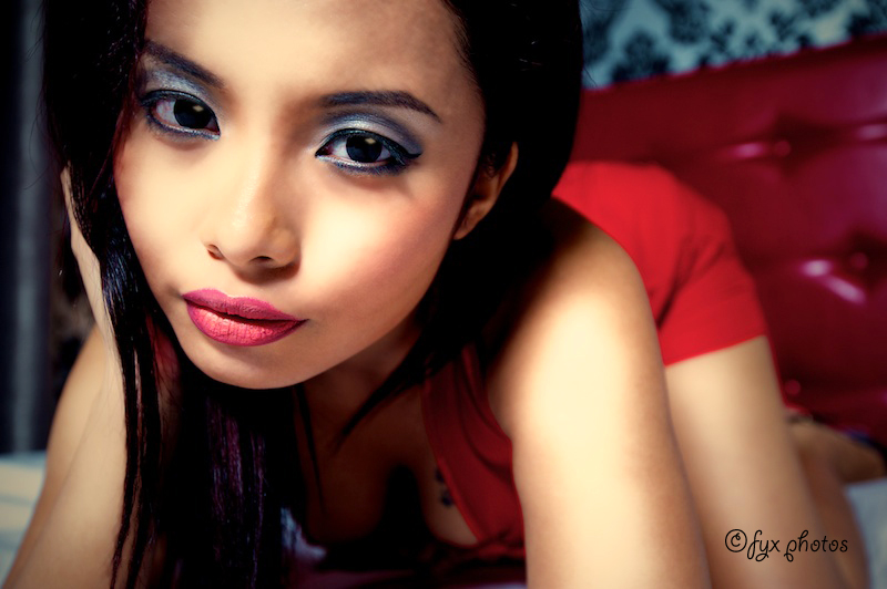Female model photo shoot of Santa liu in Singapore