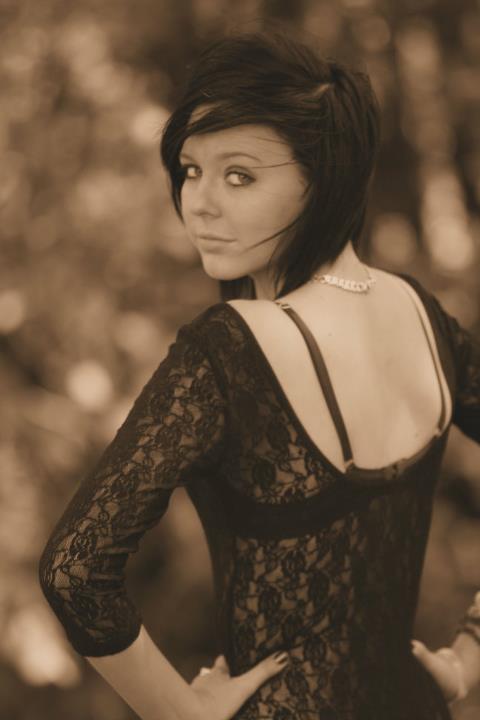 Female model photo shoot of Lexi Mooney in Coosan woods