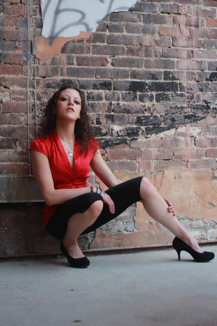 Female model photo shoot of Bonnie Rosered by Silk and Steel 