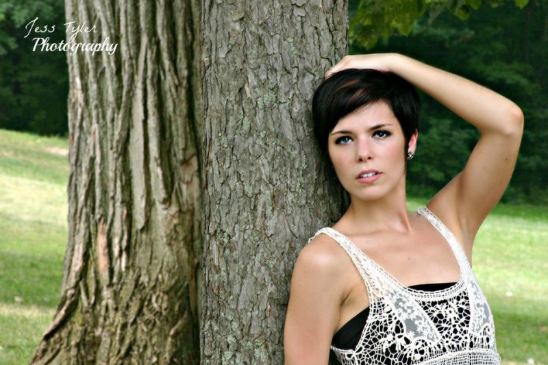 Female model photo shoot of Taylor Stahly in Shoaff Park. Fort Wayne, Indiana. 
