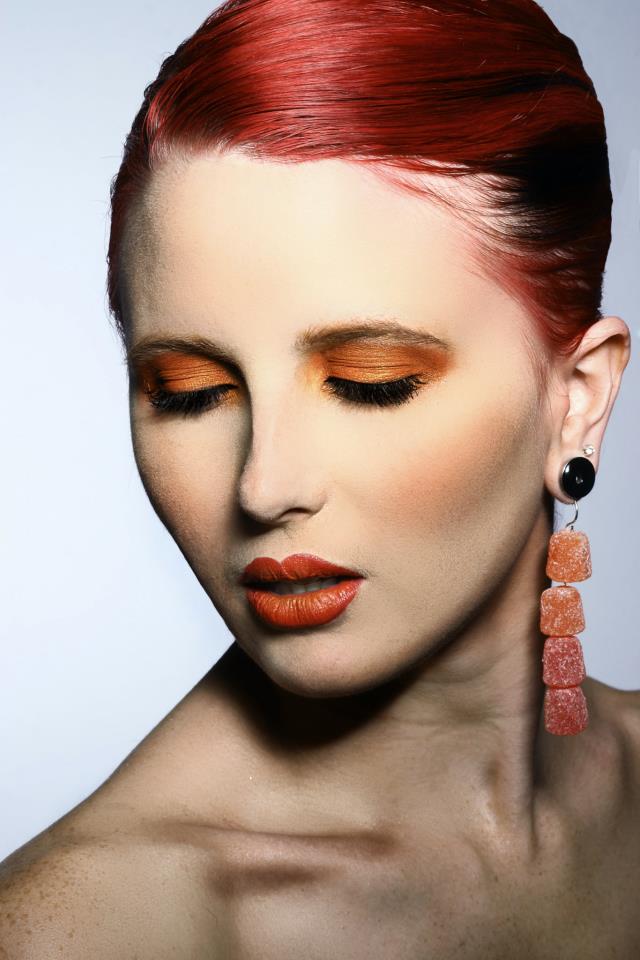 Female model photo shoot of J Mor Makeup in Illinois; CC MUAW