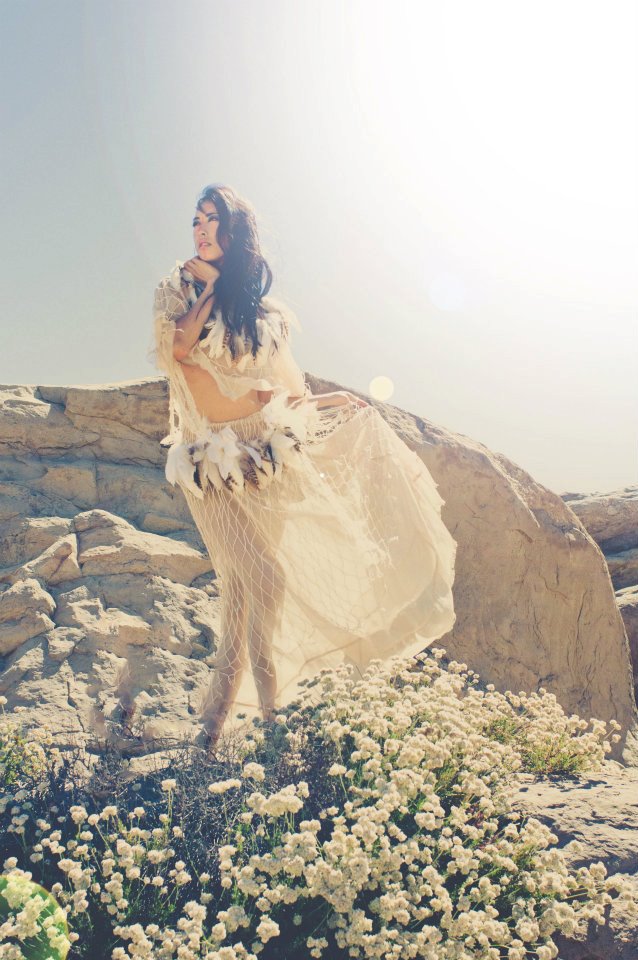Female model photo shoot of Sheri Angeles Fashion in Vasquez Rocks