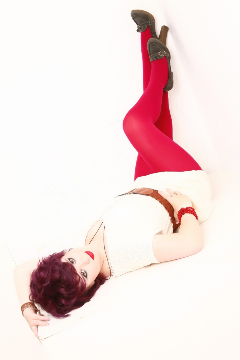 Female model photo shoot of Hayley Nina in Orchid Studios