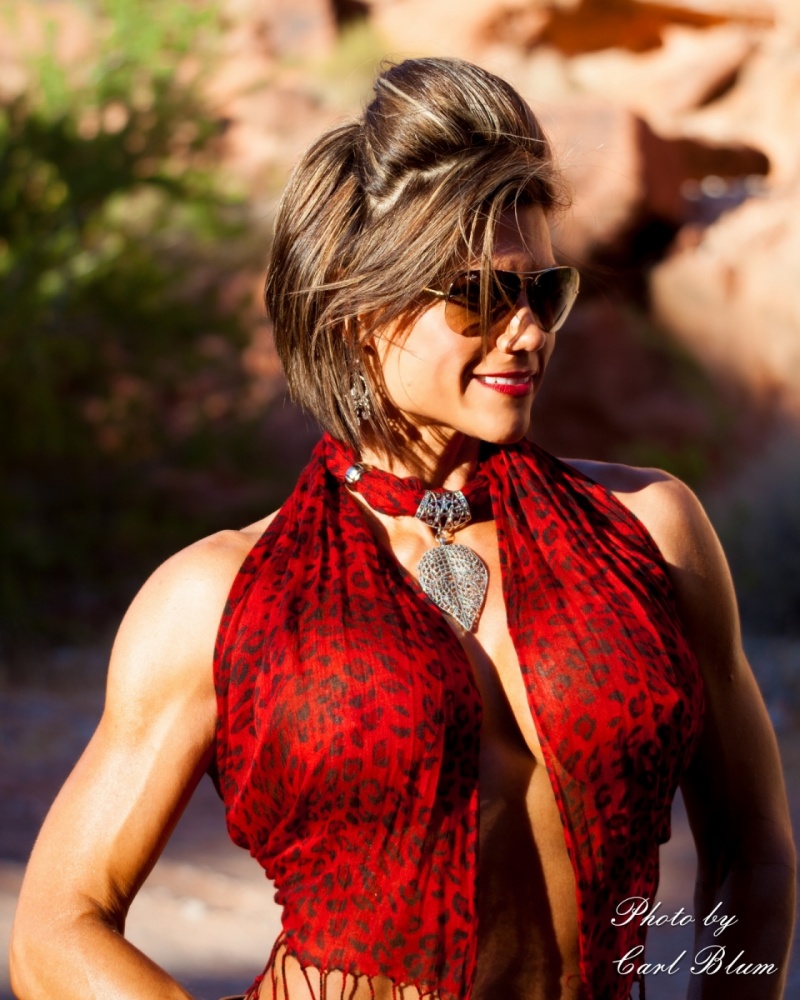 Female model photo shoot of Dona Lyann by Carl Blum Photography in Valley of Fire