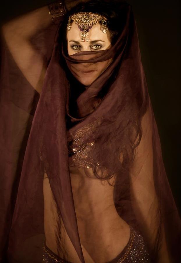 Female model photo shoot of Zaharah Belly Dancer