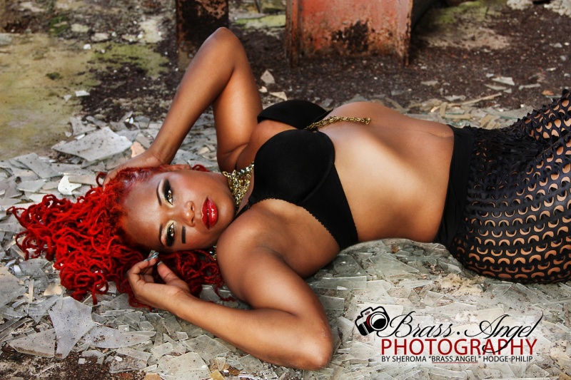 Female model photo shoot of TheBrassAngel in Antigua, W.I.