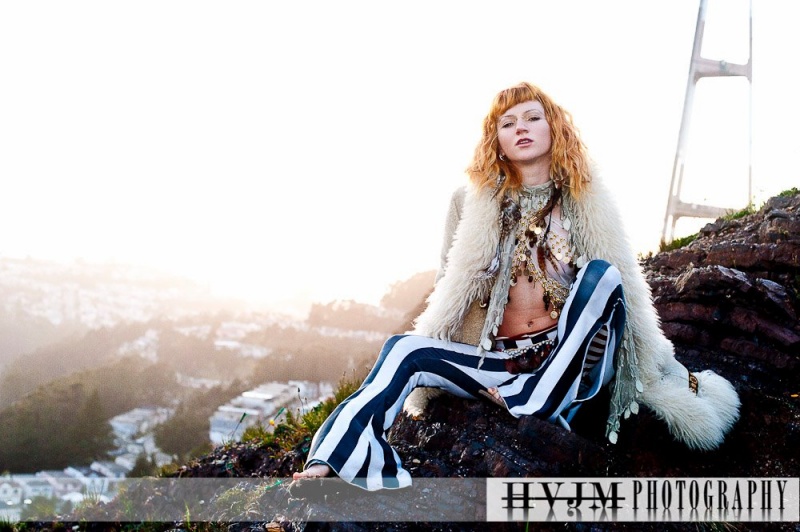 Female model photo shoot of HVJM Photography in San Francisco