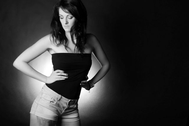 Female model photo shoot of Samantha_86 in Photo Studio Manchester