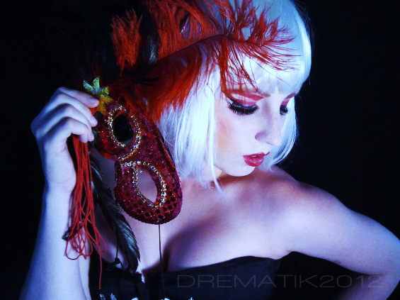 Female model photo shoot of hanna lynn, makeup by Drematik