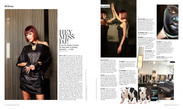 Female model photo shoot of Sara Bryan in Seven Magazine Las Vegas, Nevada