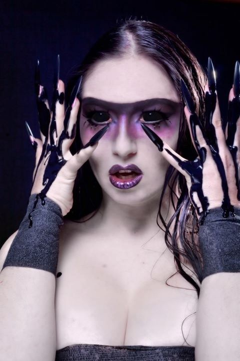 Female model photo shoot of Makeup Vamp