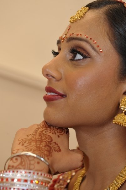 Female model photo shoot of Trina Purewal MUA