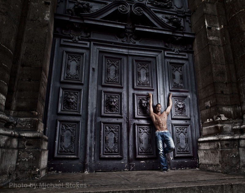 Male model photo shoot of Yoga Kevin by Michael Stokes in Paris