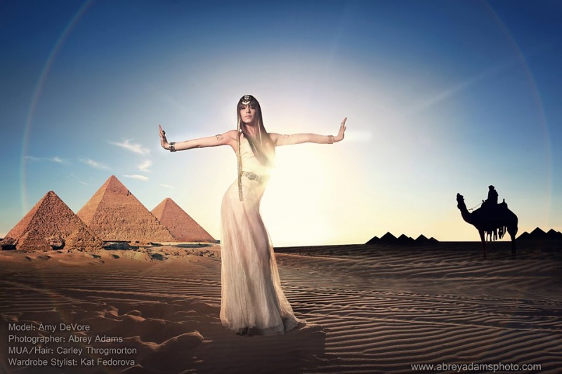 Female model photo shoot of Amy DeVore in Egypt