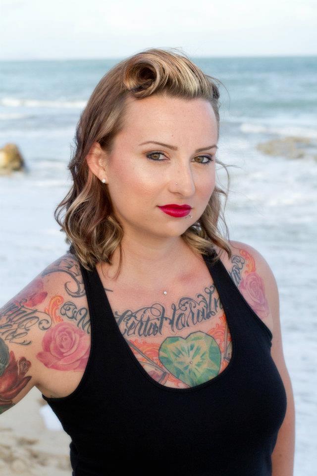 Female model photo shoot of TattooedMedic in Barber Point, Oahu Hawaii