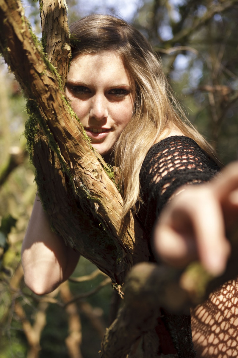 Female model photo shoot of  JasmineSoleil in Seattle Arboretum
