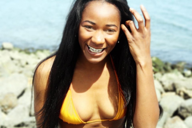 Female model photo shoot of Rivie in California Beach