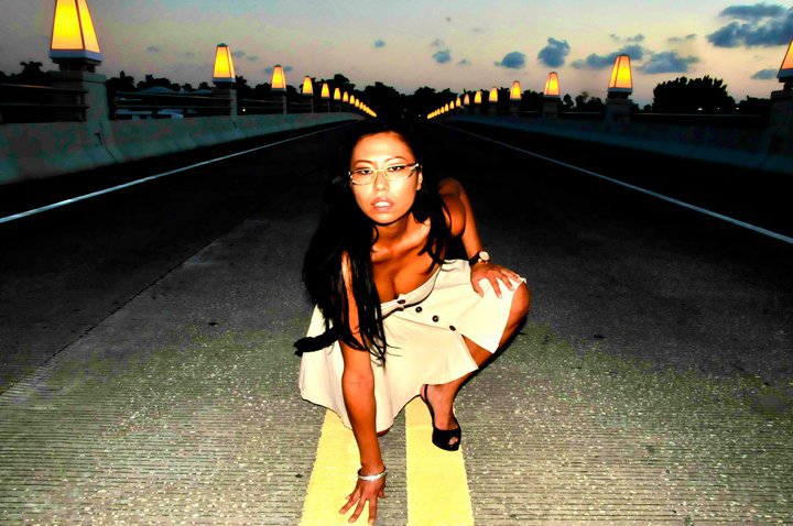 Female model photo shoot of asianmodel27 in palm island miami fl