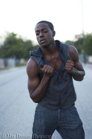 Male model photo shoot of Lamar W by Max Damian Photography