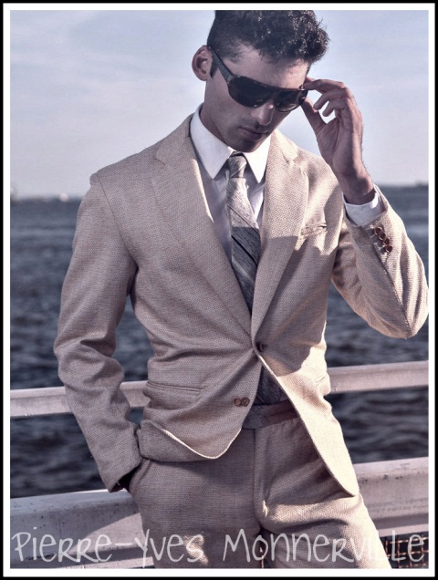 Male model photo shoot of Kalixte and Amore 88 in NYC, wardrobe styled by Kai Jankovic