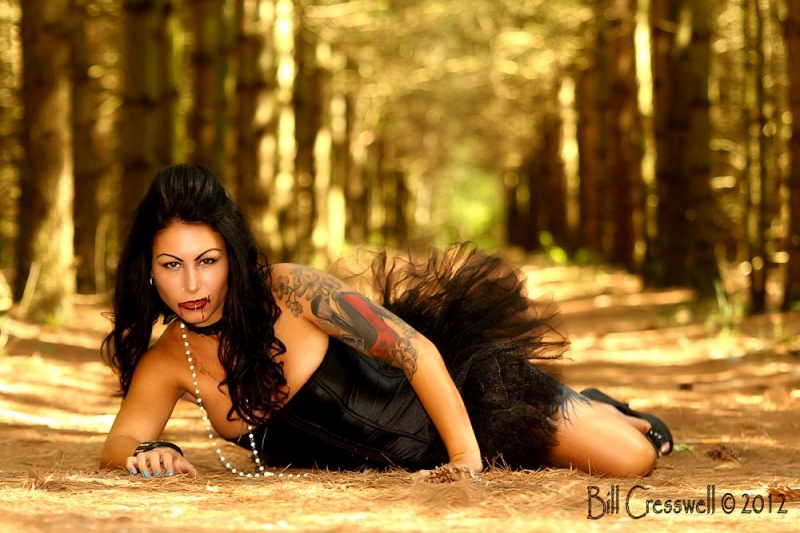 Male and Female model photo shoot of Bill Cresswell and InkternalBeauty in Port Elgin