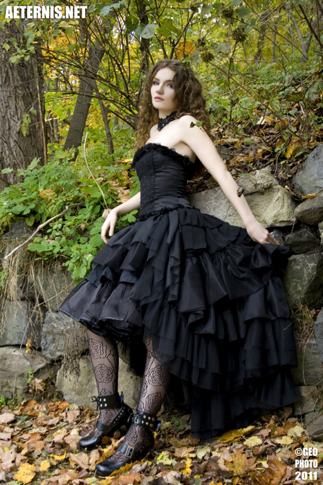 Female model photo shoot of Aeternis Creations in Montreal
