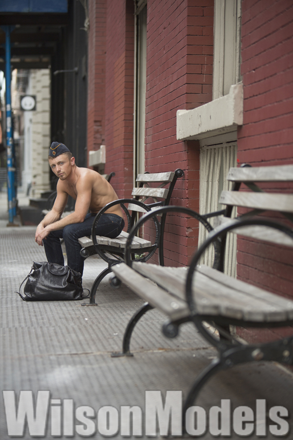 Male model photo shoot of wilsonmodels in SoHo NYC