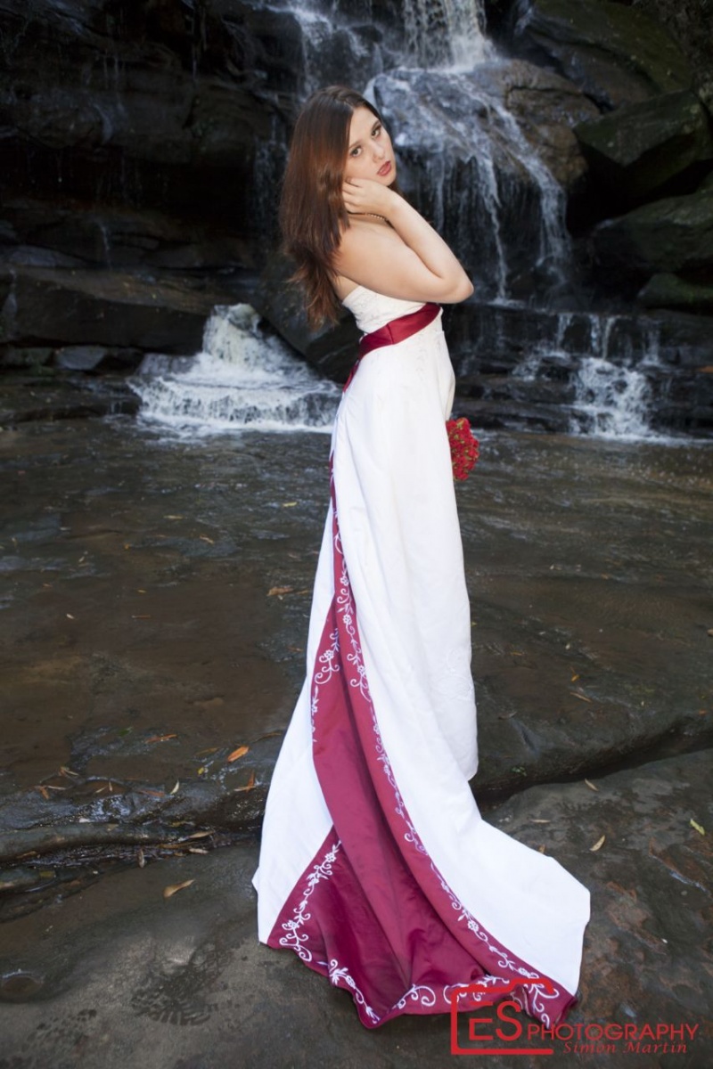 Male and Female model photo shoot of ESPhotography and Megan ODonnell in Somersby Falls, makeup by Jade Collins Makeup