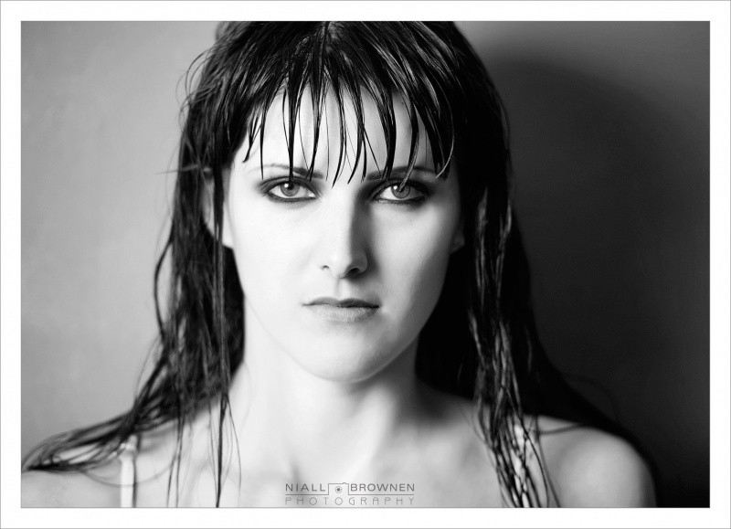 Female model photo shoot of AlonaCuprina by Niall Brownen