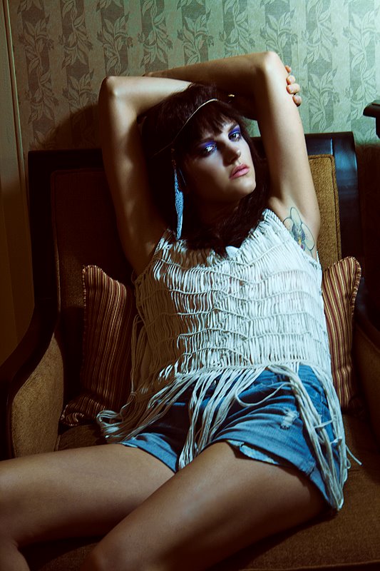 Female model photo shoot of Le Souk
