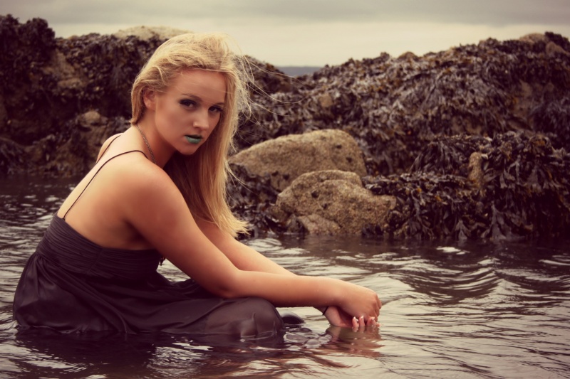 Female model photo shoot of Charlotte Lachaussee in blackrock