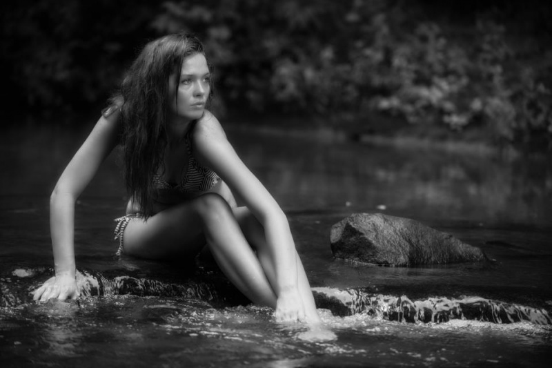 Female model photo shoot of Melanie Nicole Nix in kinlock falls